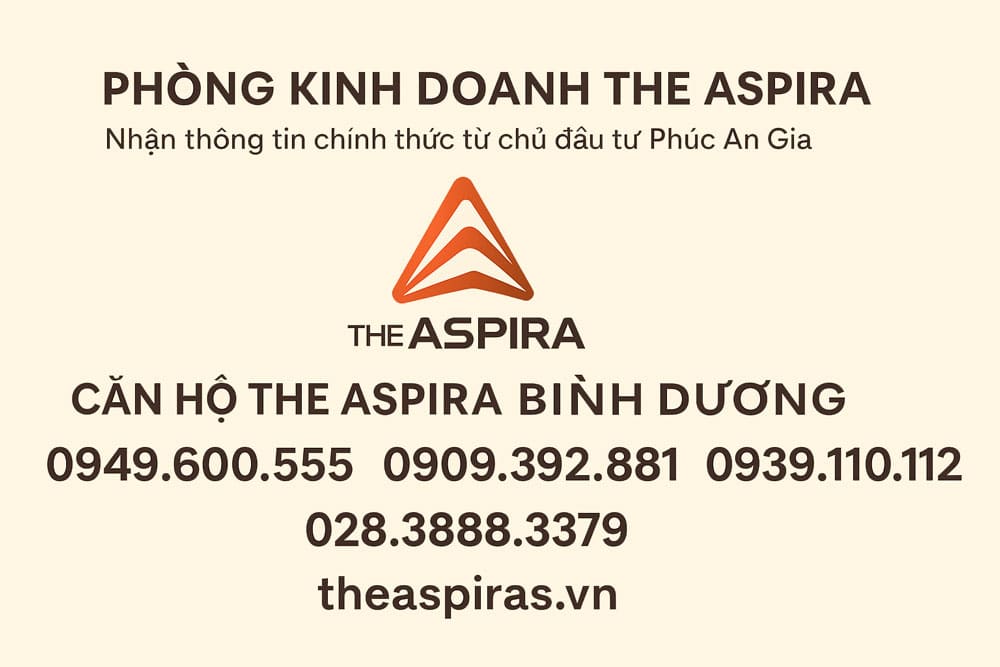 Phòng kinh doanh dự án The Aspira